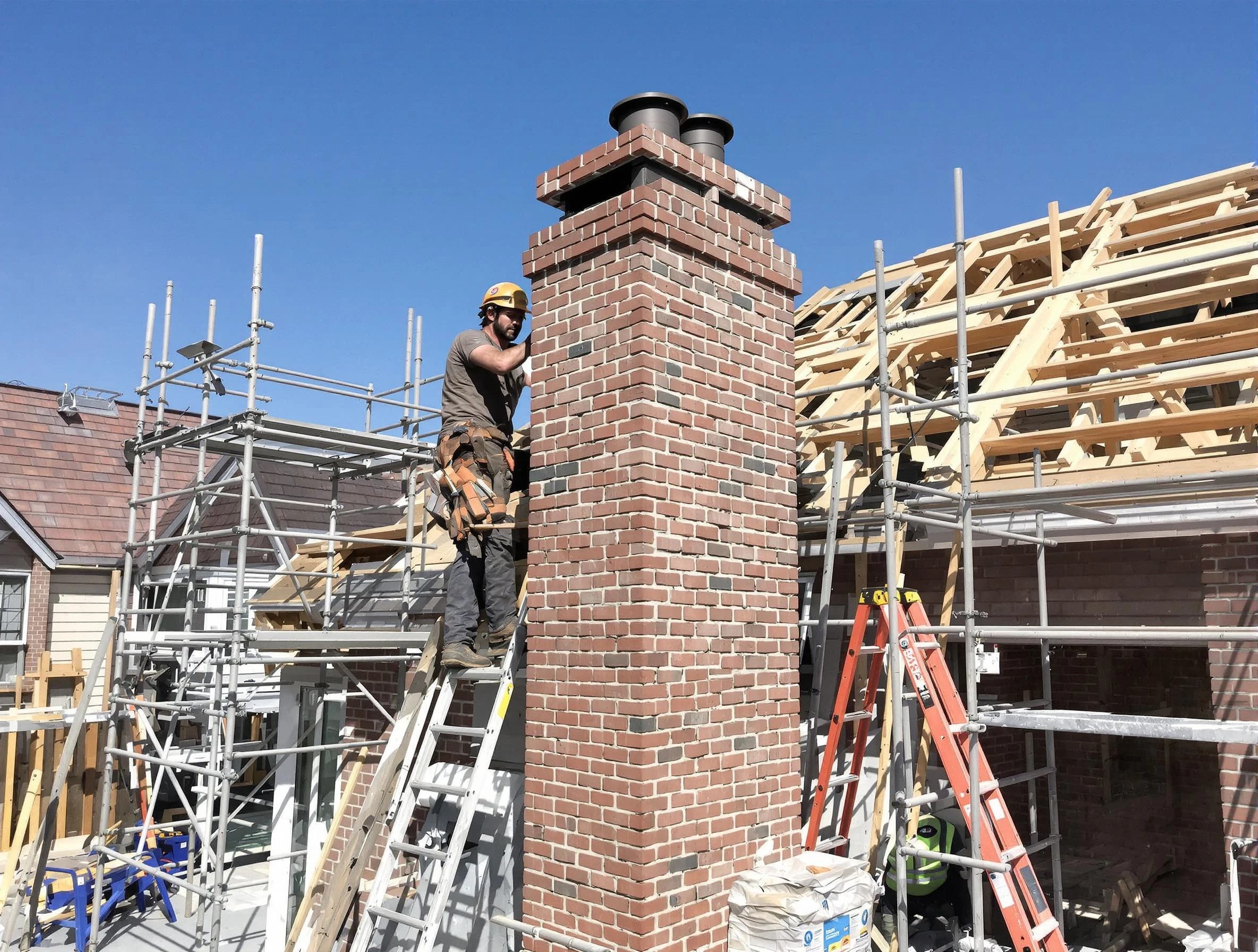 New chimney installation completed by Perth Amboy Chimney Sweep in Perth Amboy, NJ