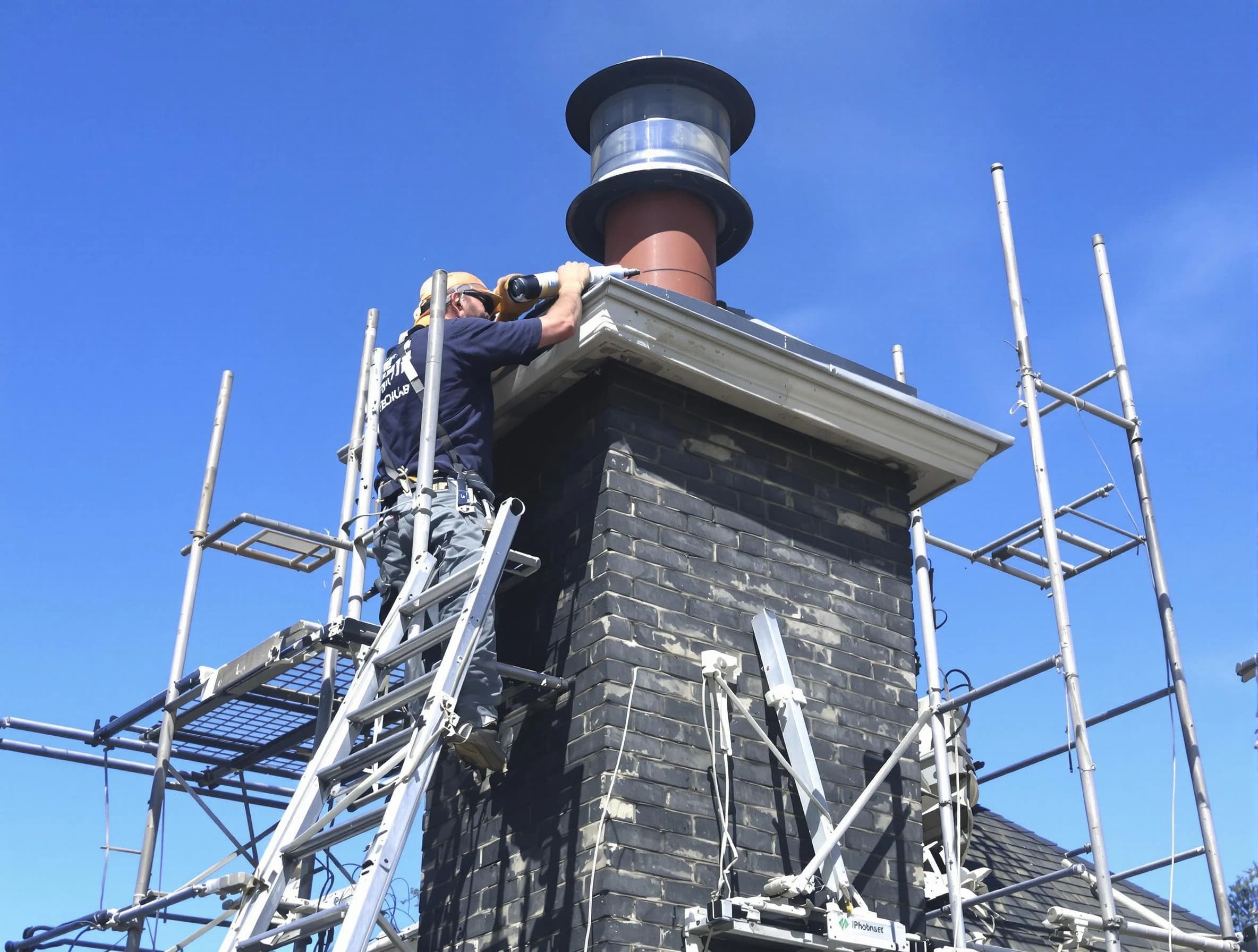 Sturdy chimney crown finished by Perth Amboy Chimney Sweep in Perth Amboy, NJ