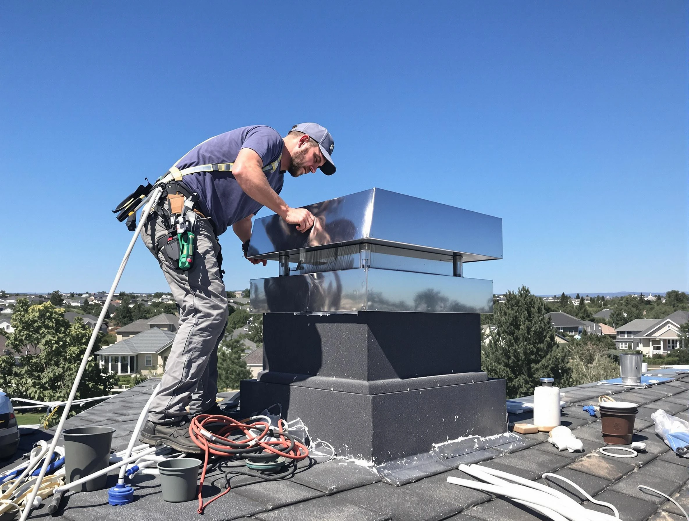 Chimney Cap Services service in Perth Amboy, NJ