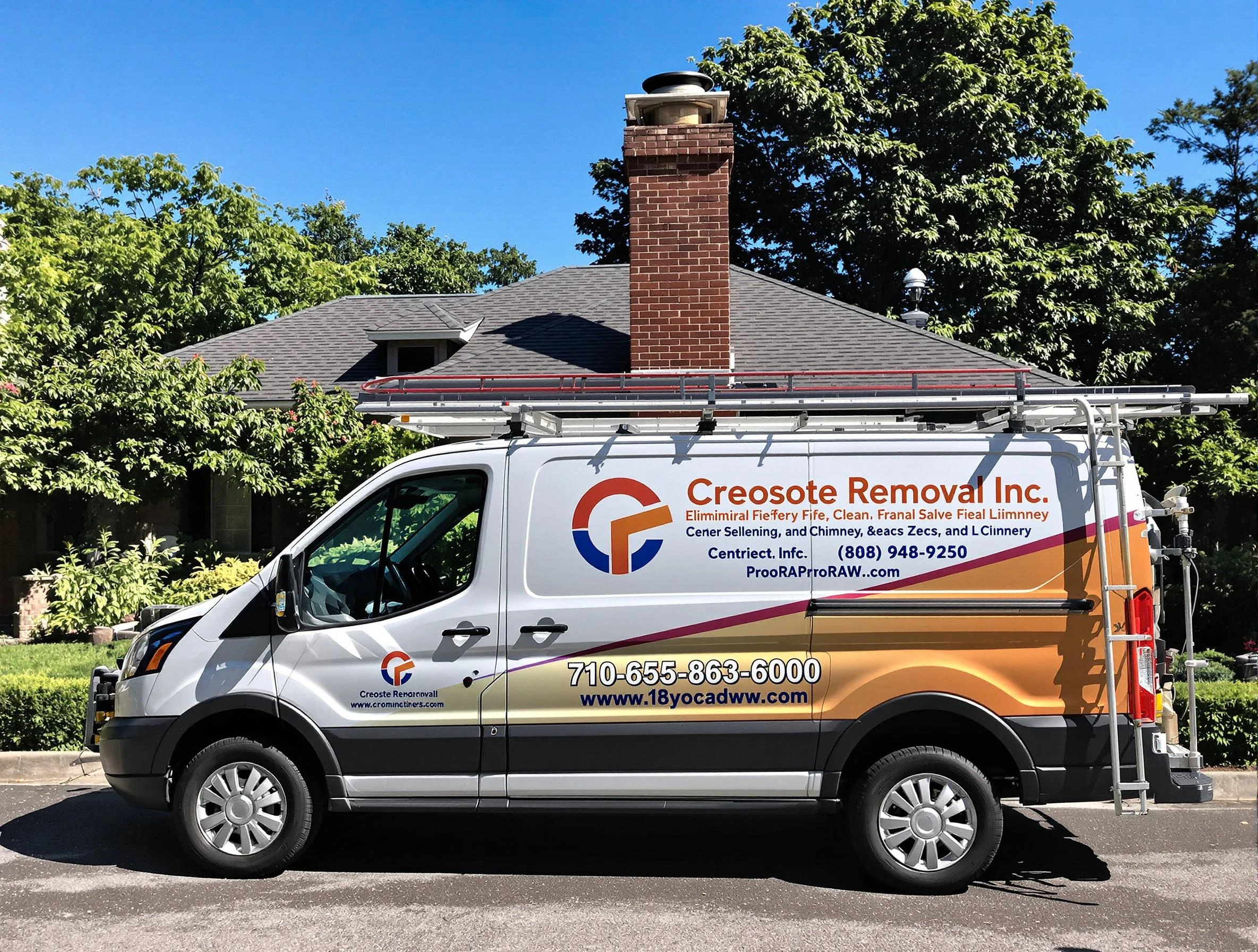Perth Amboy Chimney Sweep technician removing creosote safely in Perth Amboy, NJ